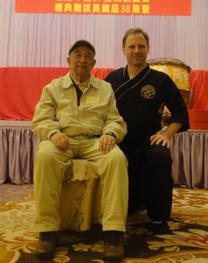Sifu John Callaghan with Jow Ga Kung Fu Grand Master Chan Man Cheung